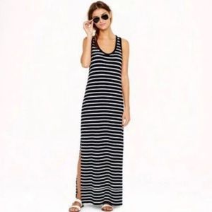 J. Crew Striped Maxi Dress